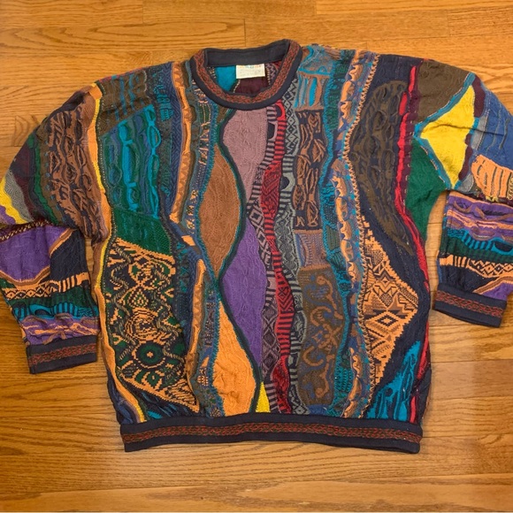 Vintage COOGI Authentic 90’s multi coloured sweater - mens large - Picture 3 of 7